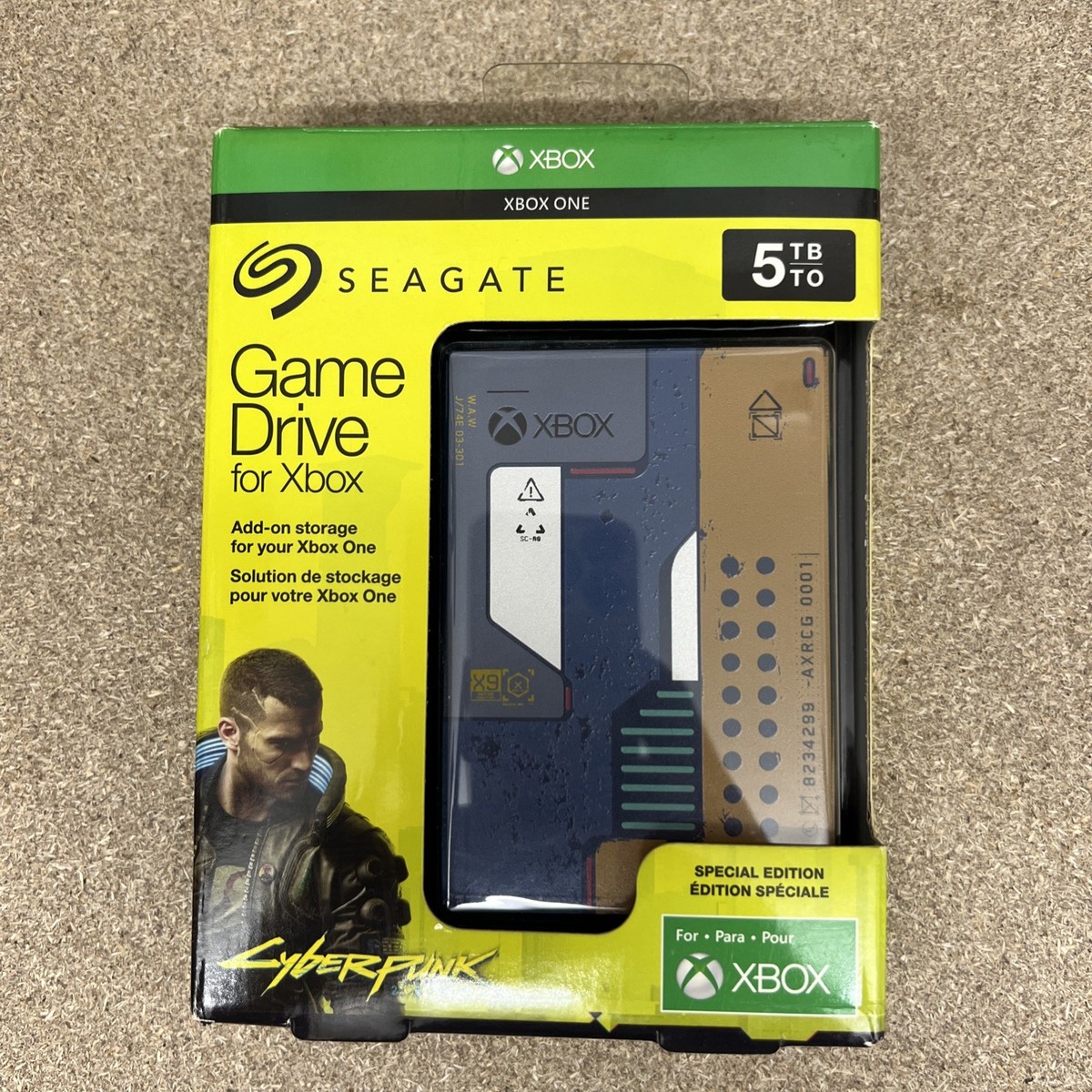 SeaGate Game Drive for Xbox 5TB Cyberpunk 2077 Special Ed. (Xbox