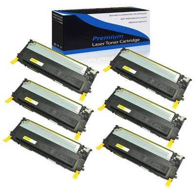 6PK Yellow CLT-M409Y Toner for Samsung CLX-3175 CLX-3175n CLX-3170n CLP-310n
