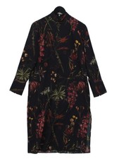 Weekday A-Line Midi Dress M in Black