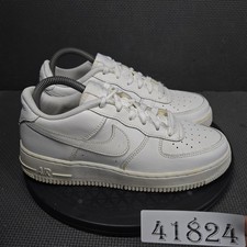 Nike Air Force 1 Low Shoes Youth Size 6.5Y White Leather Sneakers 314192-117