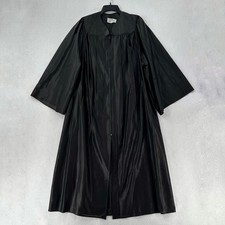 Graduation Gown Robe 5'6"-5'8" Black Zip