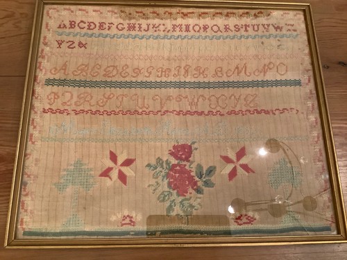 Antikes Handarbeitsmuster 1852 Pennsylvania - Bild 2 von 11