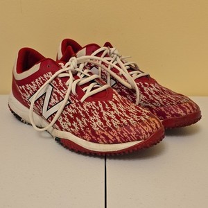 New Balance PQLVNZ215 FLX Men's Baseball Cleats Red White Size 11