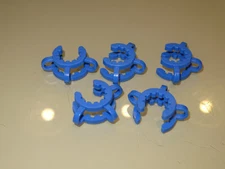 5 x Keck clamps: 19/22, 19/38, Polyacetal