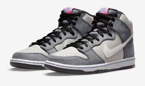 Nike SB Dunk High Pro Medium Grey DJ9800-001 US 7 - 11 Men - Picture 1 of 7