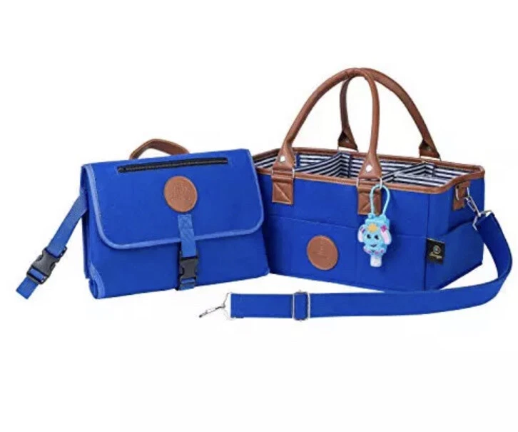 Leather diaper caddy 2025