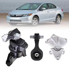 Set of 3 For 2012-2013 Honda Civic 1.8L Engine Motor & Auto Transmission Mount
