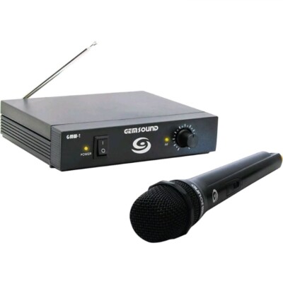 Gem Sound GMW-1 Single-Channel Wireless Mic System Band H.                    F1