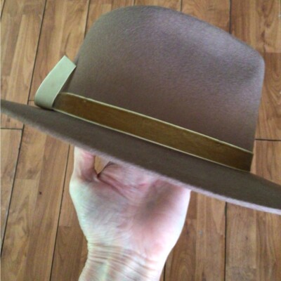 NEW! Wyeth wool and velvet banded rancher | eBay
