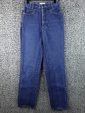 Vintage Calvin Klein High Rise Mom Jeans 80s Made in USA Logo Dark Wash Size 7