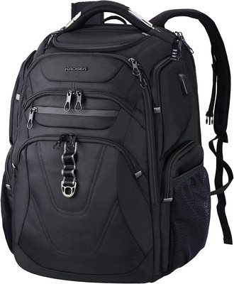  Laptop Rucksack Herren, 18.4 Zoll Arbeit Wasserdicht Backpack, Laptoptasche Rei