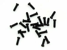 Screw small head, Phillips; 1.4mm Thread, 2.0mm Head, 5.0mm Length SS Black 100