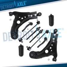 Front Lower Control Arms Tie Rods Sway Bar for 2004-2011 Chevy Aveo Pontiac Wave