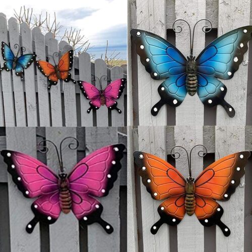 Acryl-Schmetterling Ornament Dekor Dekoration Dekorativ Garten Haus Hof Wand - Bild 1 von 12