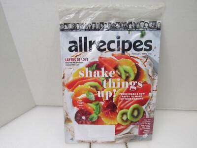 All Recipes Magazine Feb/March 2022 Easy Papaya Pavlova Best Casseroles NEW SEAL
