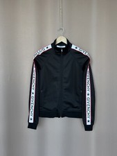 Givenchy Logo Tape Track Jacket Men Size 36 / S RRP  1,049 Black Full Zip Luxury