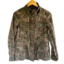 Camo My Anorak Full Zipper Jacket Hidden Adjustable Waist Unisex sz(S)
