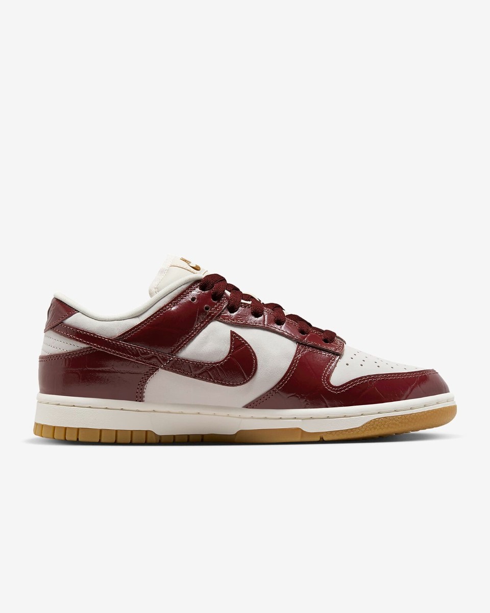 Nike WMNS Dunk Low LX Team Red Croc FJ2260-004 Women's Size | eBay