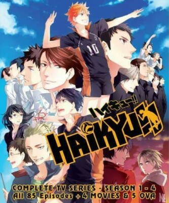 Haikyuu! Completed S1-S4 Movies OVA