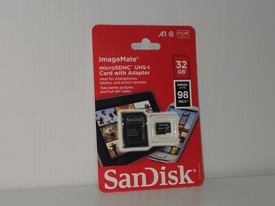 SanDisk ImageMate microSDHC Uhs-1 Card With Adapter 32 GB for sale