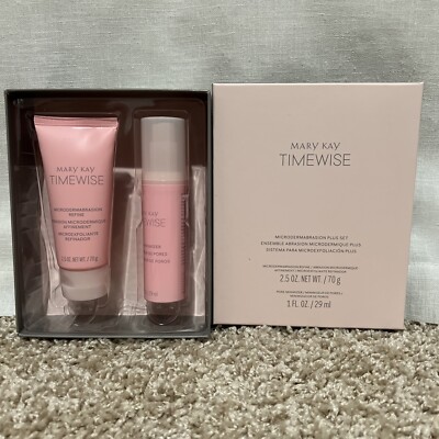 NEW Mary Kay TimeWise Microdermabrasion Plus Set - Pore Minimizer & Refine - NIB