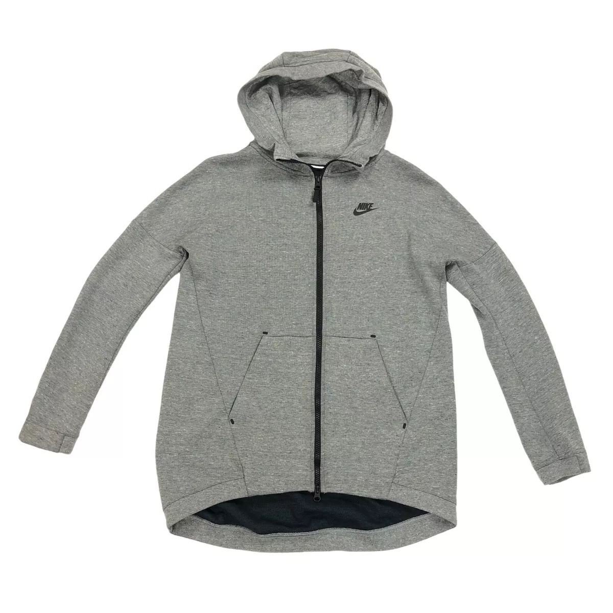 Nike Sportswear Tech Fleece Full-Zip Hoodie Heather Grey/Black –