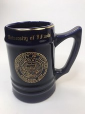 University Of Illinois Ceramic Oversized Stein Mug Made In USA