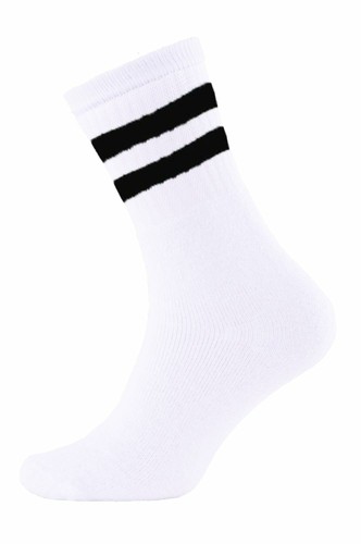 Men Sports 5 Pack Tennis Socks White Cotton Size 6-11 - Picture 4 of 11