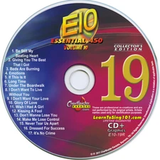 CHARTBUSTER ESSENTIAL KARAOKE CD+G CBE-10 Disc-19 Bette Midler,Anita Baker,INXS