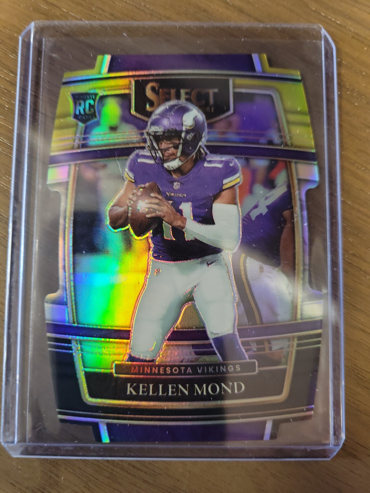 2021 Panini Select NFL Kellen Mond Black Gold Die Cut RC Concourse #64