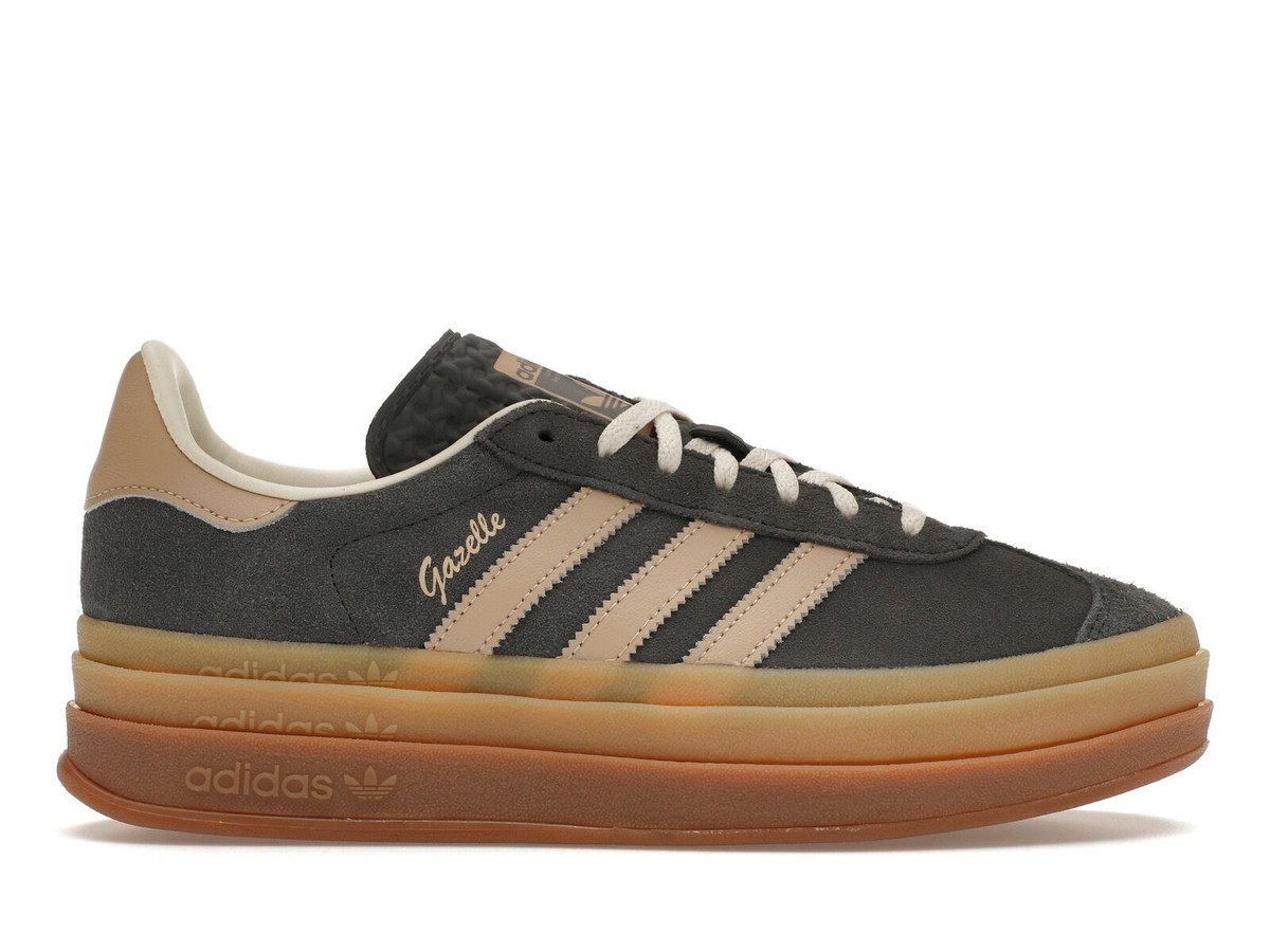 靴 adidas GAZELLE BOLD W IE0428 23cm adidas Gazelle Bold Grey Magic Beige Gum IE0428 Women's Shoes | eBay