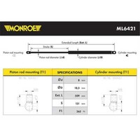 Monroe Gasfeder Motorhaube FüR Subaru Legacy V Station Wagon BM BR Outback
