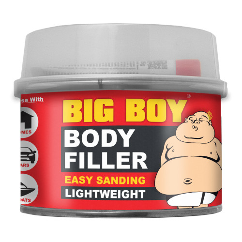 Big Boy Lightweight Easy Sanding Car Body Filler Hardener & Applicator 250ml