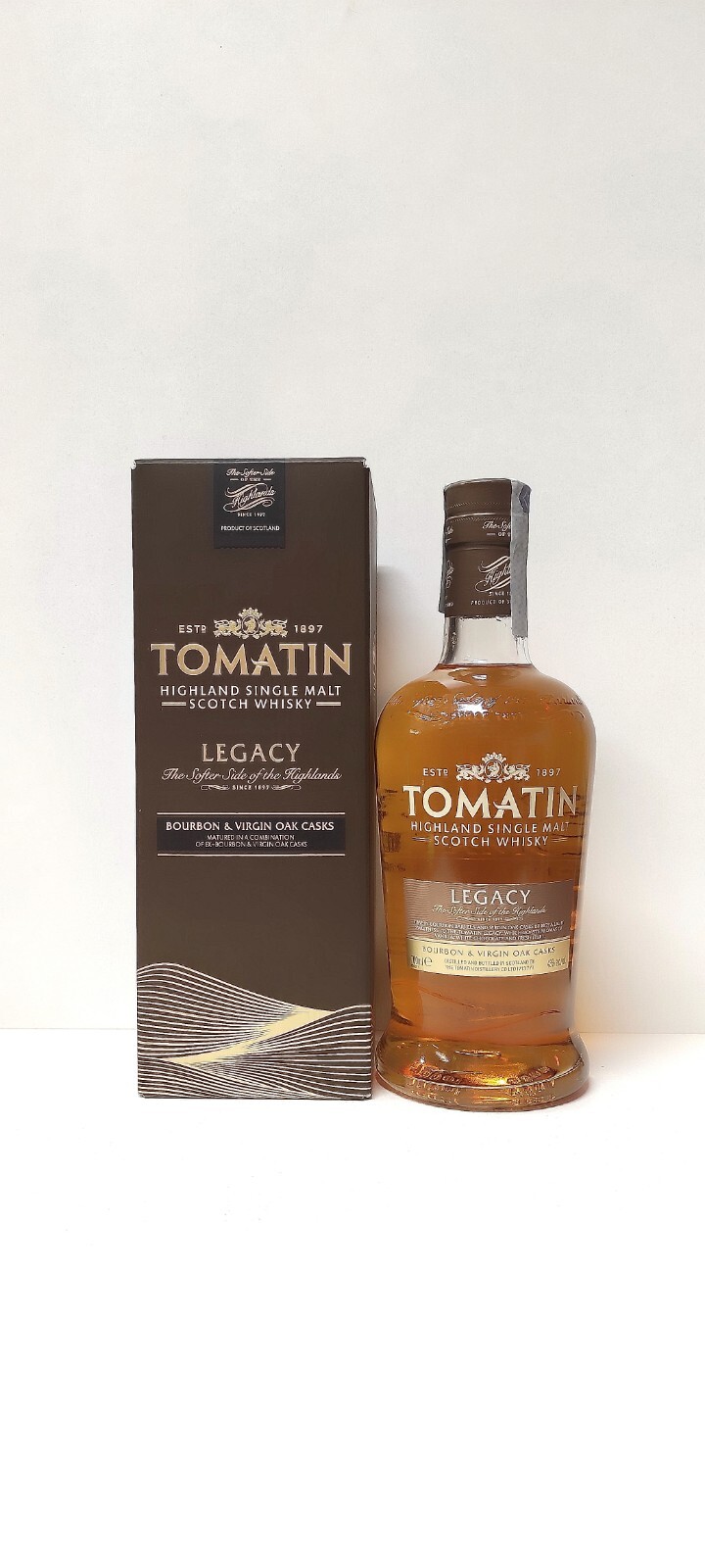Tomatin Single malt Legacy 70 cl 43% vol con box