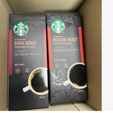 2 Boxes 150 150 Packets Starbucks Premium Instant Coffee Dark And Medium Roast