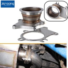 For T3 T4 Turbo Exhaust Down Pipe 5 Bolt Flange To 3 Inch 76mm V-band Adapter