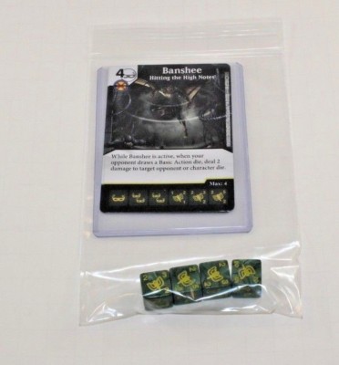 Marvel Dice Masters X-MEN First Class * BANSHEE * RARE Uncommon Set CUR 4 dice