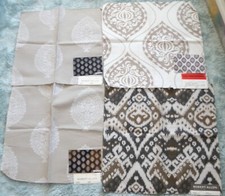 Variété Tailles d'échantillons de tissu créateur haut de gamme discontinus pour décoration 