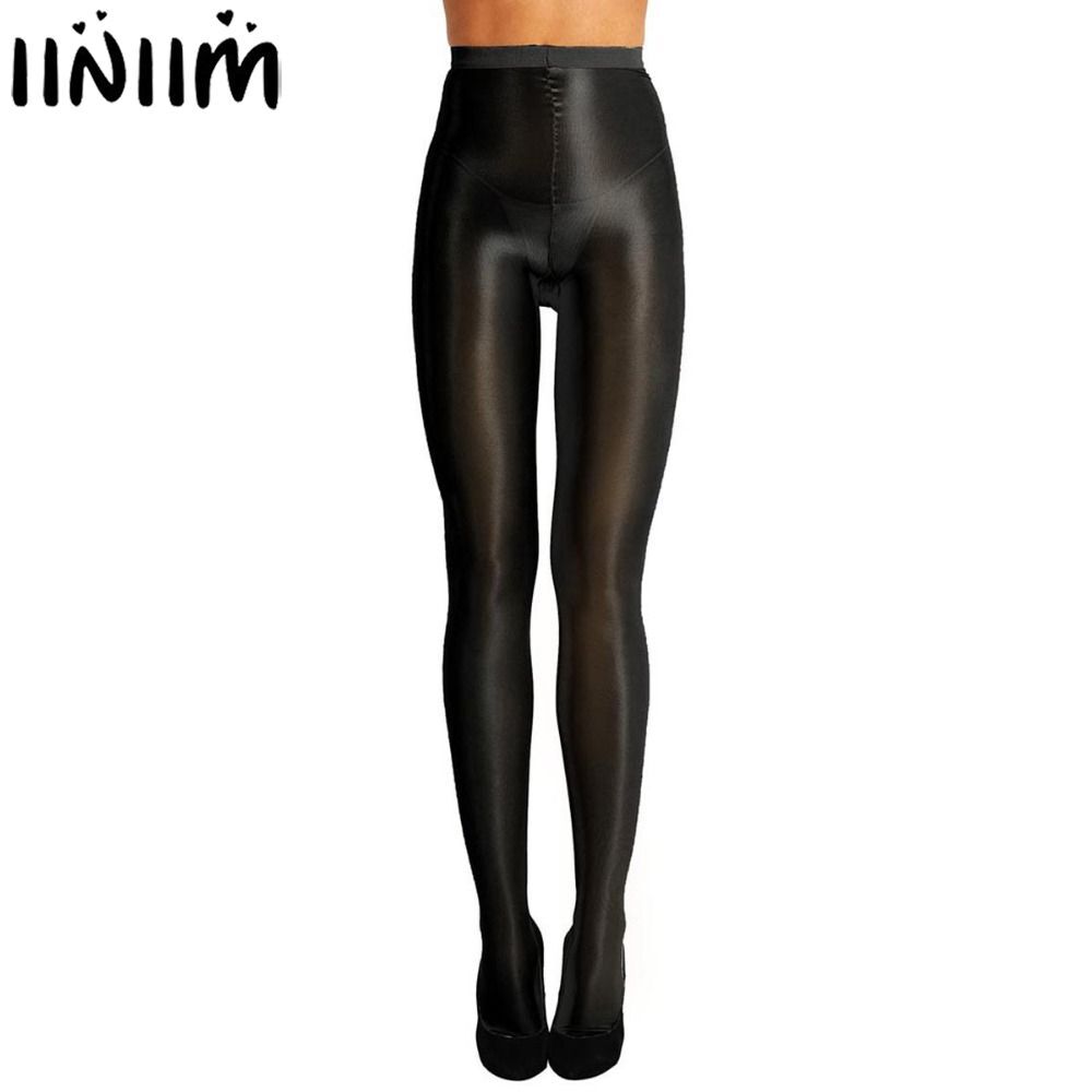 Leggings Control Tops - Shimmery Stretch 70D Thickness Full Footed Dancewears-image