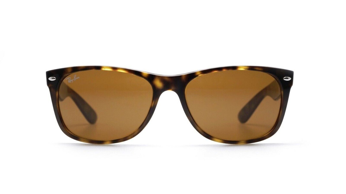 Ray-Ban New Wayfarer Tortoise Brown Lens Sunglasses RB2132 710 58
