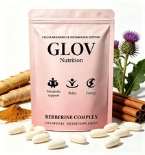 Glov Berberine Complex,Glov Berberine Complex Capsules,Cellular Energy Meta...