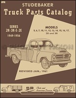 Studebaker Pickup Truck Teilebuch 2R 3R E 2E 1949 1950 1951 1952 1953-1955 1956