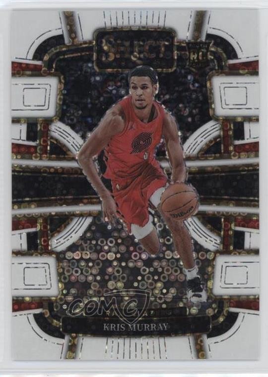 2023-24 Panini Select Concourse White Disco Prizm 67/75 Kris Murray #91 0m89