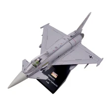 16cm 1:100 Germany Luftwaffe Fighter Typhoon European EF2000 Fighter Model Jet c