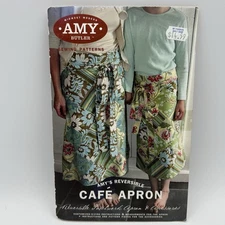Amy Butler Sewing Pattern ~ Amy's Reversible Patchwork Cafe Apron & Accessories