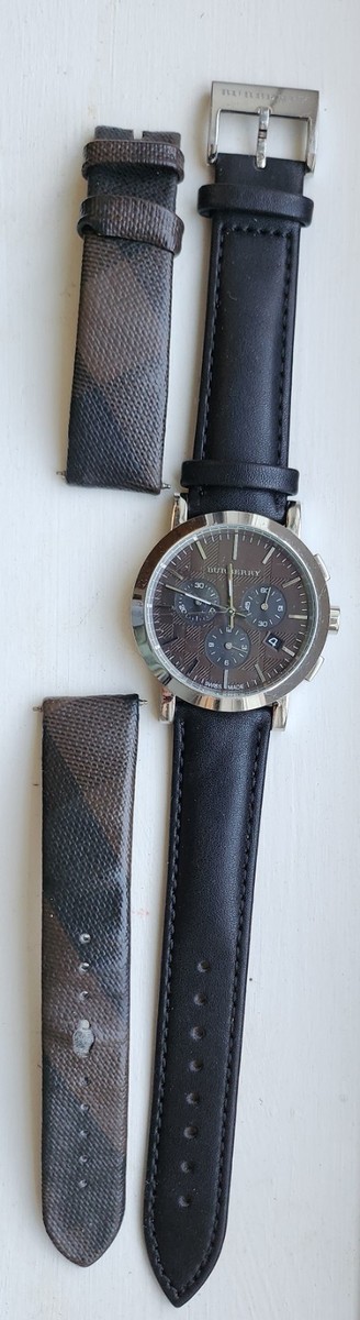 Burberry BU1776 Chronograph Men/Women Watch 40mm Genuine: New