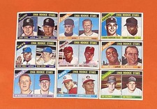 1966 Topps (9) Different Rookie Stars Vintage Baseball Card Lot *CgC605*