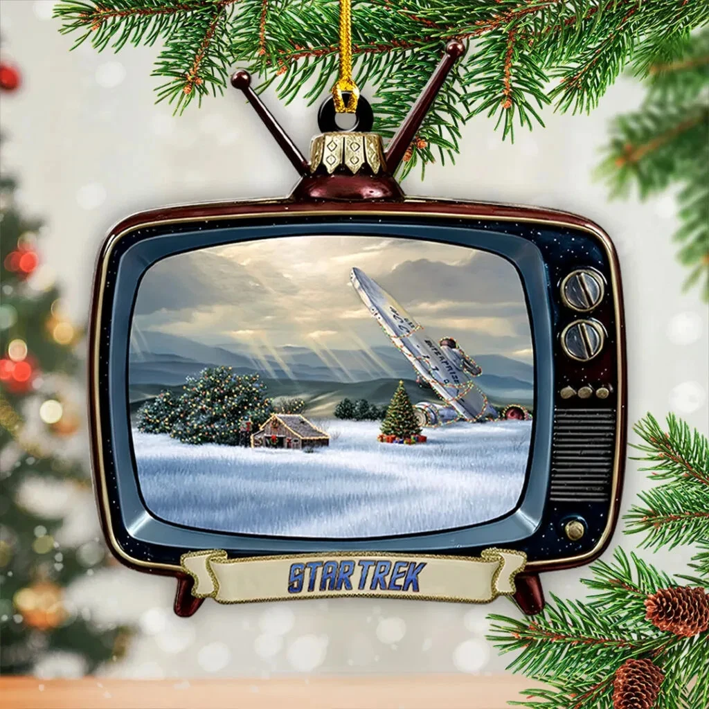 star treks 2-sided Acrylic Ornament, Stocking Stuffer