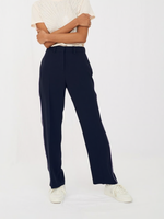 Maje Hose Dunkelblau Gr. Fr 40 L Damen Gerades Bein Straight Leg MFPPA00271