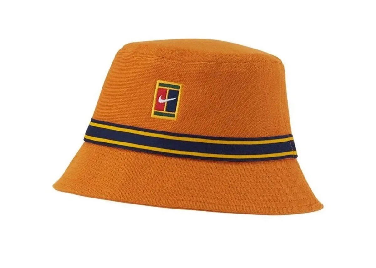NEW Size M/L Nike Court Orange Bucket Hat DJ6150-720 NWT Tennis
